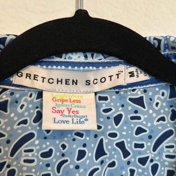 Gretchen Scott Paisley Collared 3/4 Sleeves Dress - Picture 8 of 8